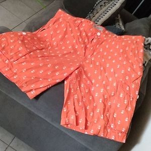 Men's size 44 orange and white cargos